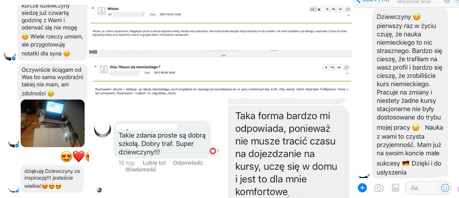Tak o nas piszecie. opinie o kursie niemieckiego jezykowo